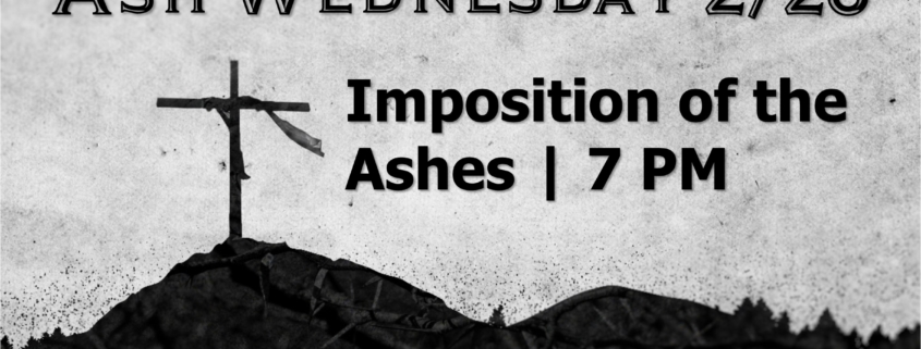 imposition of ashes priest