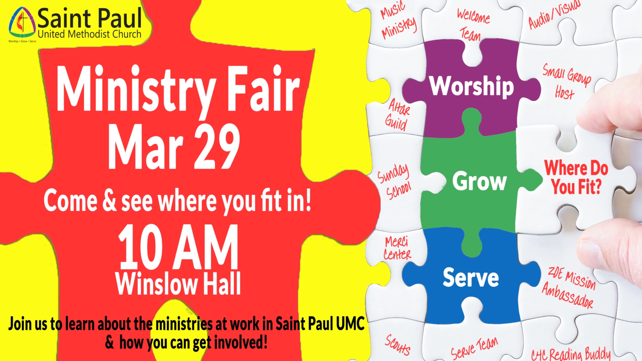 Ministry Fair Saint Paul United Methodist Church