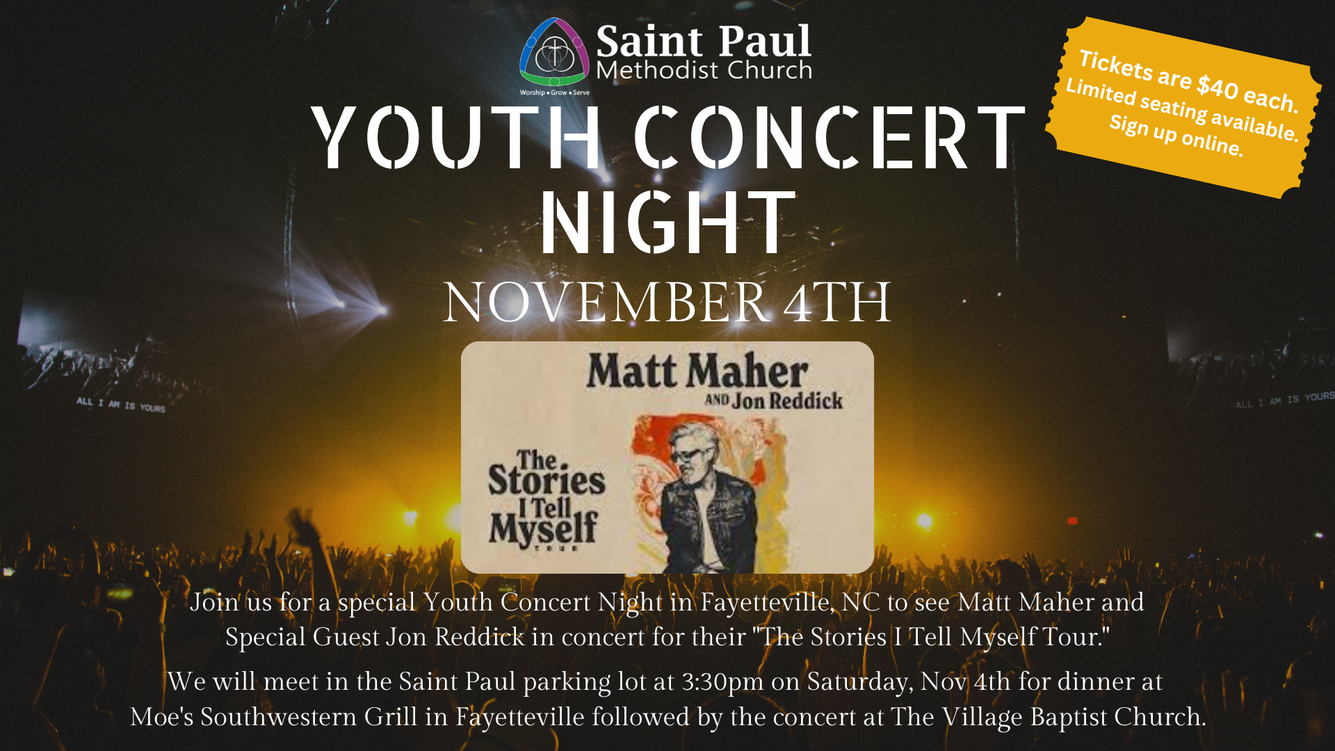 Youth Concert Night Nov 4 Saint Paul Methodist Church A